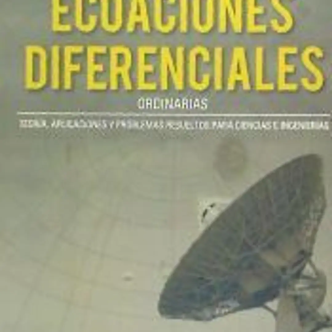 Ecuaciones Diferenciales Ordinarias 1