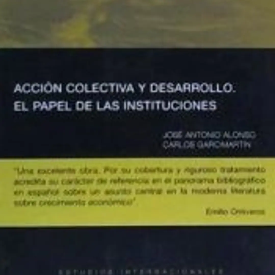 Acción colectiva y desarrollo : el papel de las instituciones 1