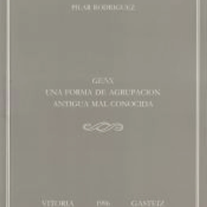 Gens. Una forma de agrupación antigua mal conocida 1