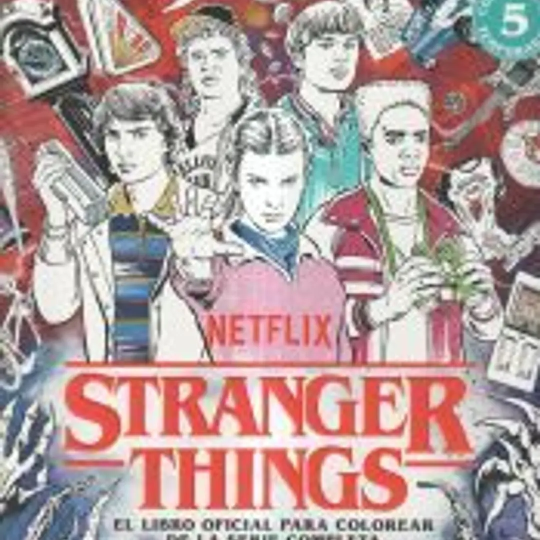 Stranger Things. El libro oficial para colorear de la serie completa 1