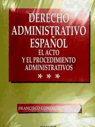 Derecho administrativo español Tomo III