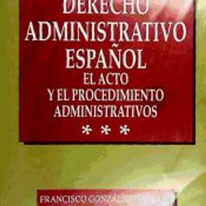 Derecho administrativo español Tomo III 1