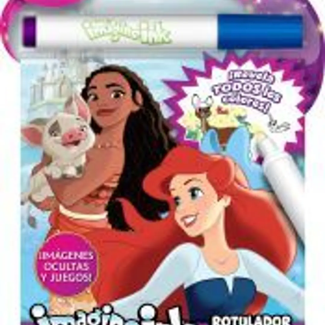 Princesas. Rotulador mágico 3: Libro de colorear y actividades con rotulador mágico 1
