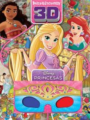 BUSCA Y ENCUENTRA 3D PRINCESAS DISNEY