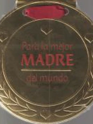 Para la mejor MADRE del mundo: ¡Una medalla para alguien muy especial!