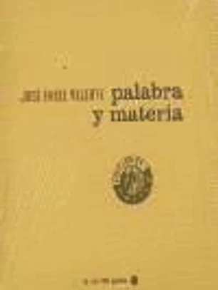 PALABRA Y MATERIA