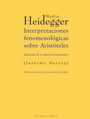 Interpretaciones fenomenológicas sobre Aristóteles