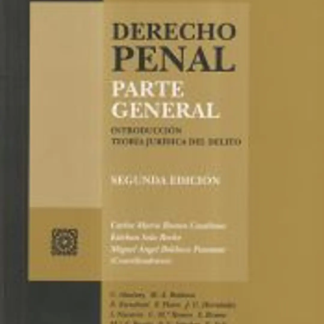 Derecho Penal. Parte General 1