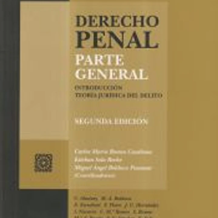 Derecho Penal. Parte General 1