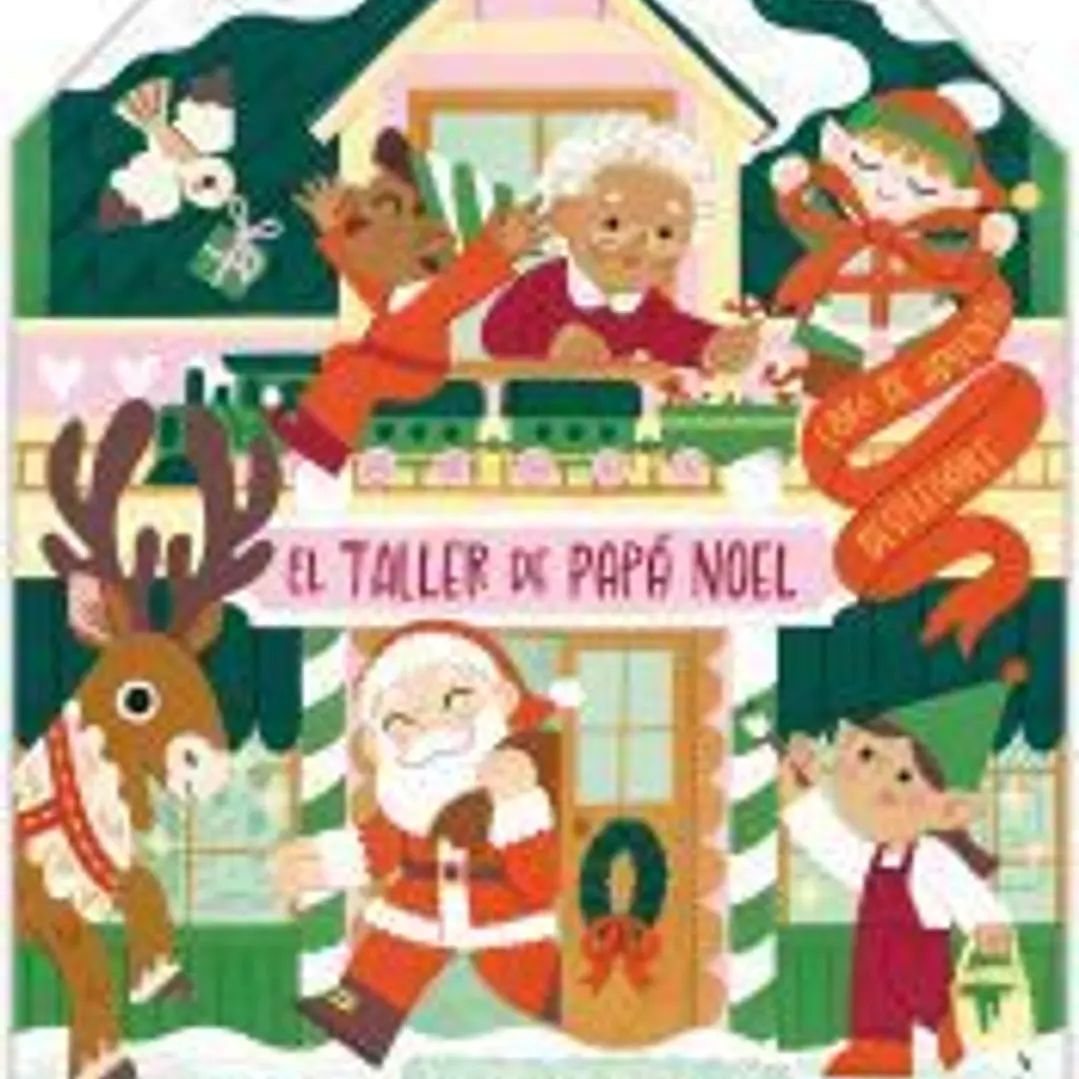 El taller de Papá Noel. Libro de Adviento desplegable 1