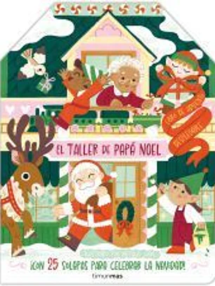 El taller de Papá Noel. Libro de Adviento desplegable
