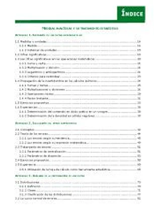 TRATAMIENTO DE LOS RESULTADOS ANALÍTICOS
