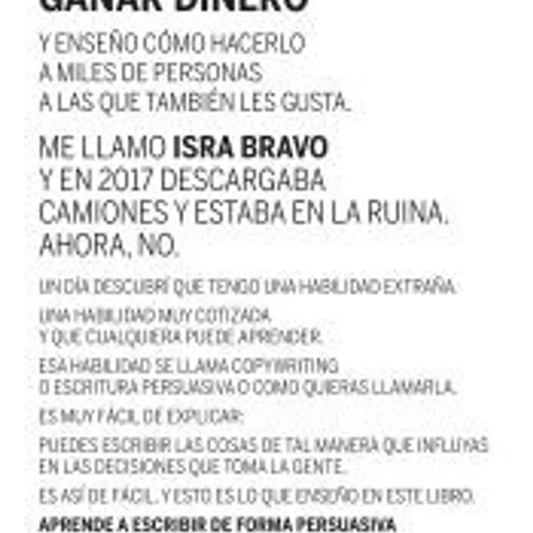 Escribo porque me gusta ganar dinero 1