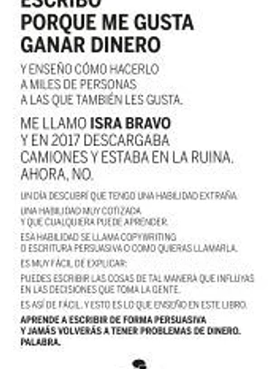 Escribo porque me gusta ganar dinero