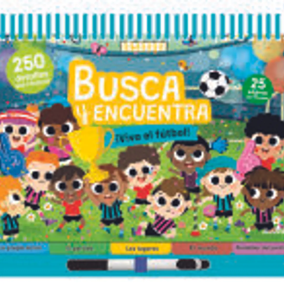 Espiral. Busca y encuentra viva el fútbol 1