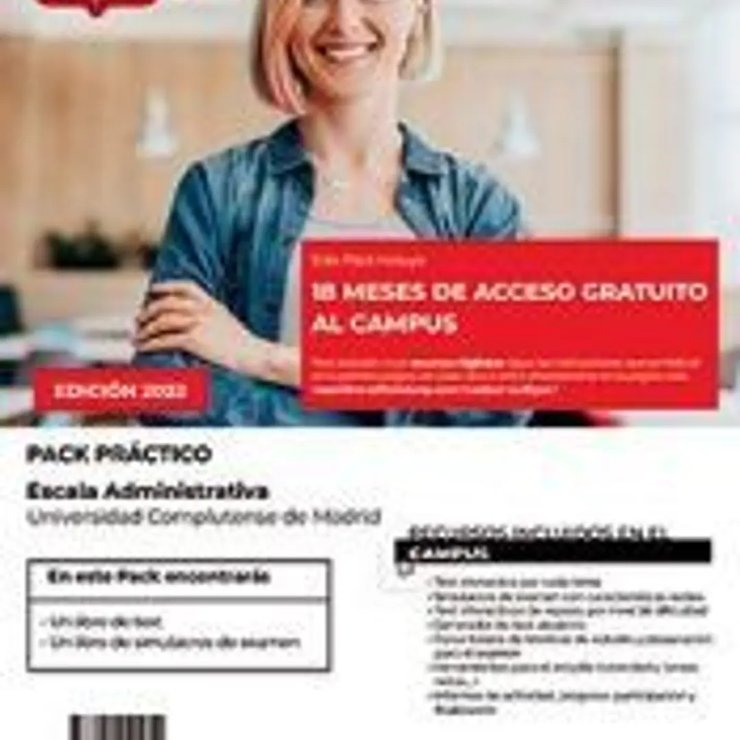 Pack práctico. Escala Administrativa. Universidad Complutense de Madrid 1