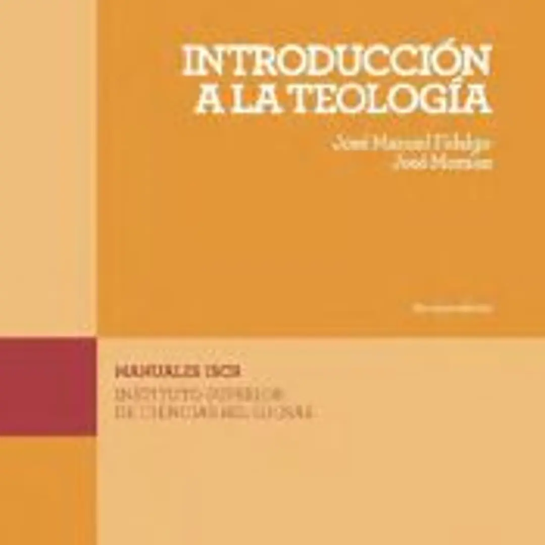 INTRODUCCION A LA TEOLOGIA 1