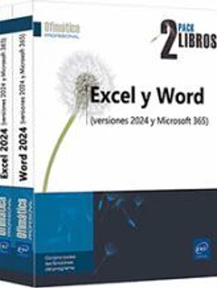 Pack de 2 libros: Excel y Word (versiones 2024 y Microsoft 365) 