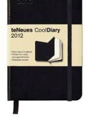 Agenda 2012. CoolDiary Black/Black. Pequeña. (Por Días).