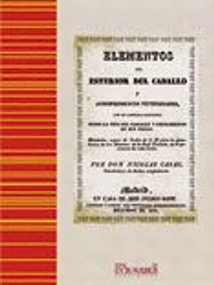 Facsímil: Elementos del esterior del caballo y jurisprudencia veterinaria