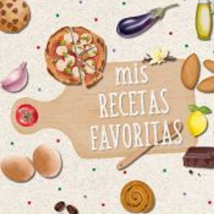 Mis recetas favoritas: 50 recetas que amo. Cuaderno de recetas. LIbro de recetas en blanco. 1