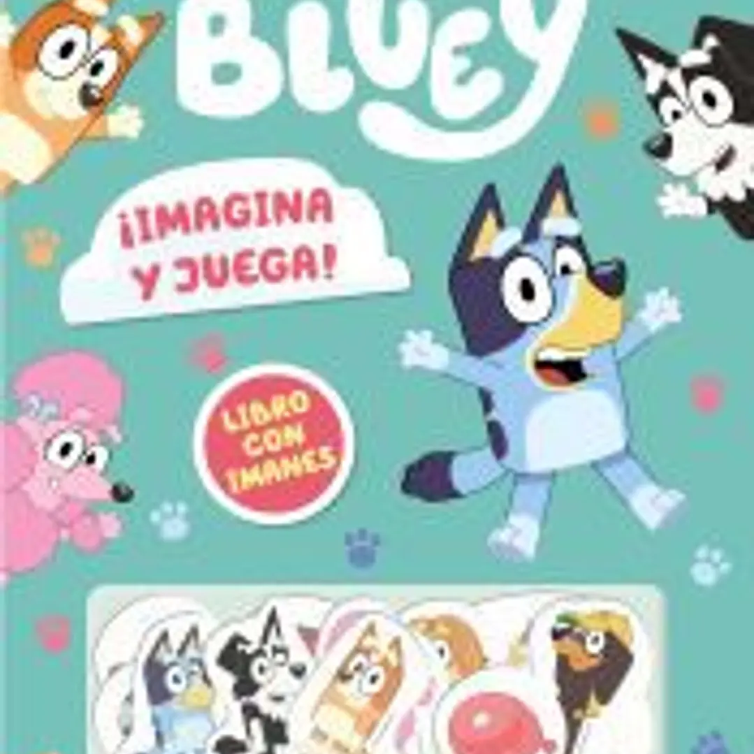 Bluey. Libro juguete - ¡Imagina y juega! Libro con imanes 1