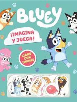 Bluey. Libro juguete - ¡Imagina y juega! Libro con imanes