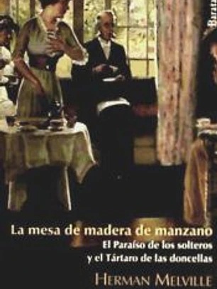LA MESA DE MADERA DE MANZANO