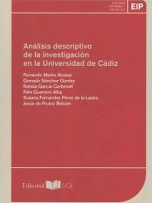 Análisis descriptivo de la investigación en la Universidad de Cádiz