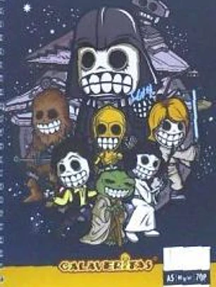 SPACE WARRIORS CUADERNO (A5 ESPIRAL)