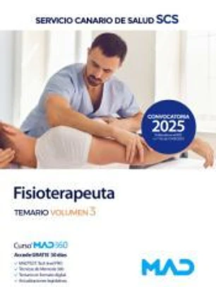 Fisioterapeuta. Temario volumen 3. Servicio Canario de Salud