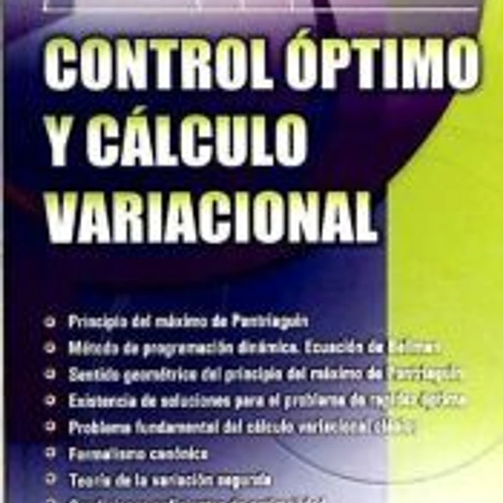 Control óptimo y cálculo variacional 1
