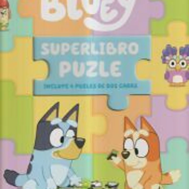Bluey. Libro juguete - Superlibro puzzle. 4 puzles de dos caras para leer y jugar 1