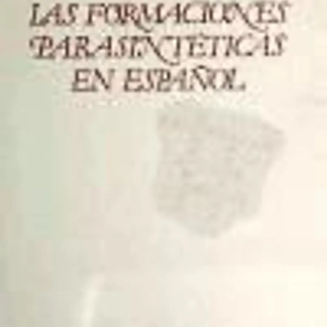 Las formaciones parasintéticas en español 1