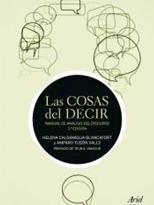Las cosas del decir: manual de análisis del discurso