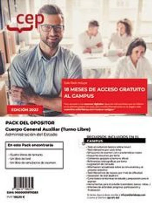 Pack del opositor. Cuerpo General Auxiliar de la Administración del Estado (Turno Libre). Oposiciones
