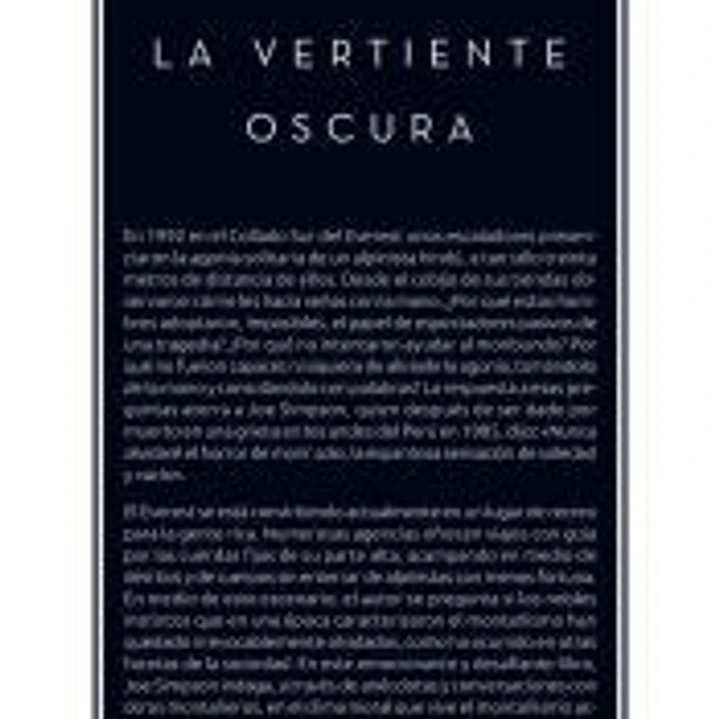 La vertiente oscura 1