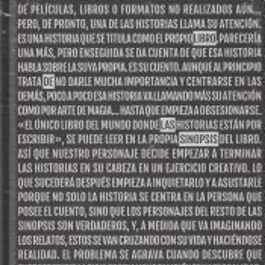 El libro de las sinopsis 1