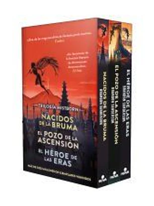 Estuche Trilogía Mistborn (pack con: Nacidos de la bruma | El Pozo de la ascensión | El héroe de las eras)