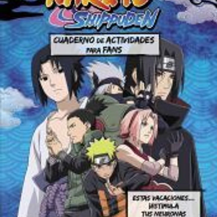 Cuaderno de actividades para fans Naruto Shippuden 1