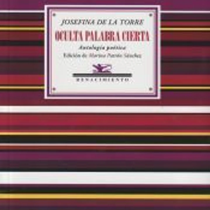 Oculta palabra cierta: Antología poética 1