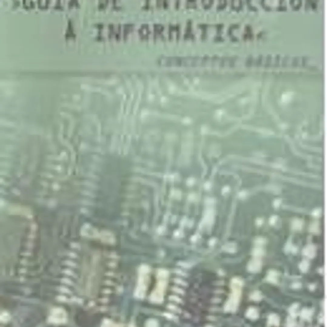 Guía de introducción á informática. Conceptos básicos 1