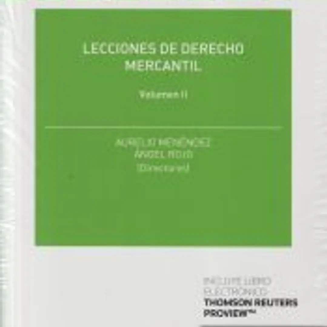 Lecciones de Derecho Mercantil 1