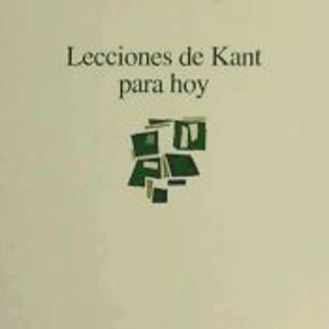 Lecciones de Kant para hoy 1