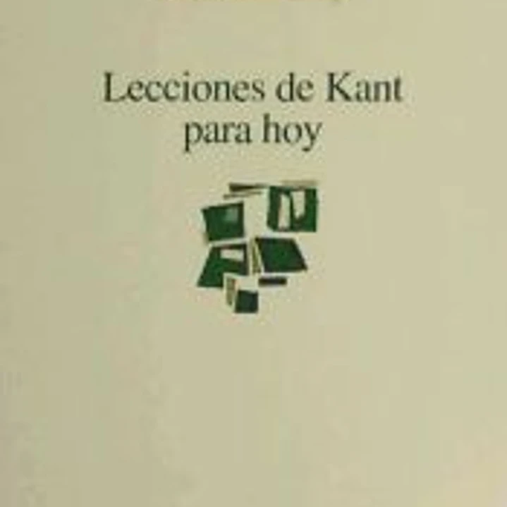 Lecciones de Kant para hoy 1