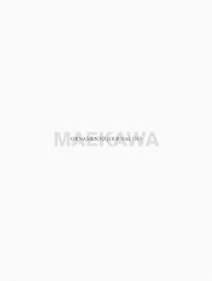 ORNAMENTO JOURNAL #3: MAEKAWA