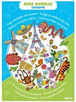 MEGA MANDALAS - ANIMALES Y MUNDO