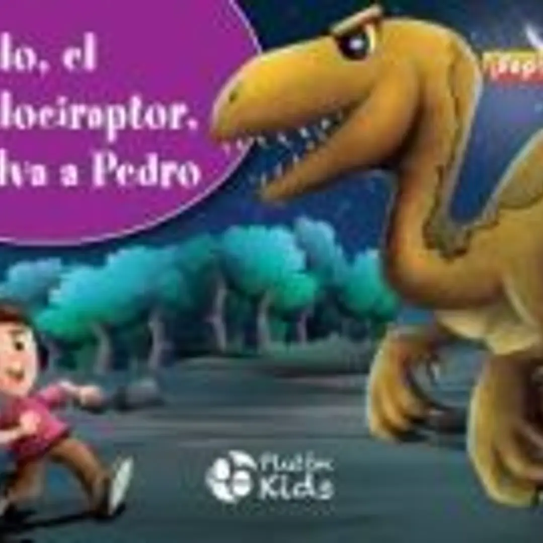 VELO, EL VELOCIRAPTOR, SALVA A PEDRO (PO UP) 1