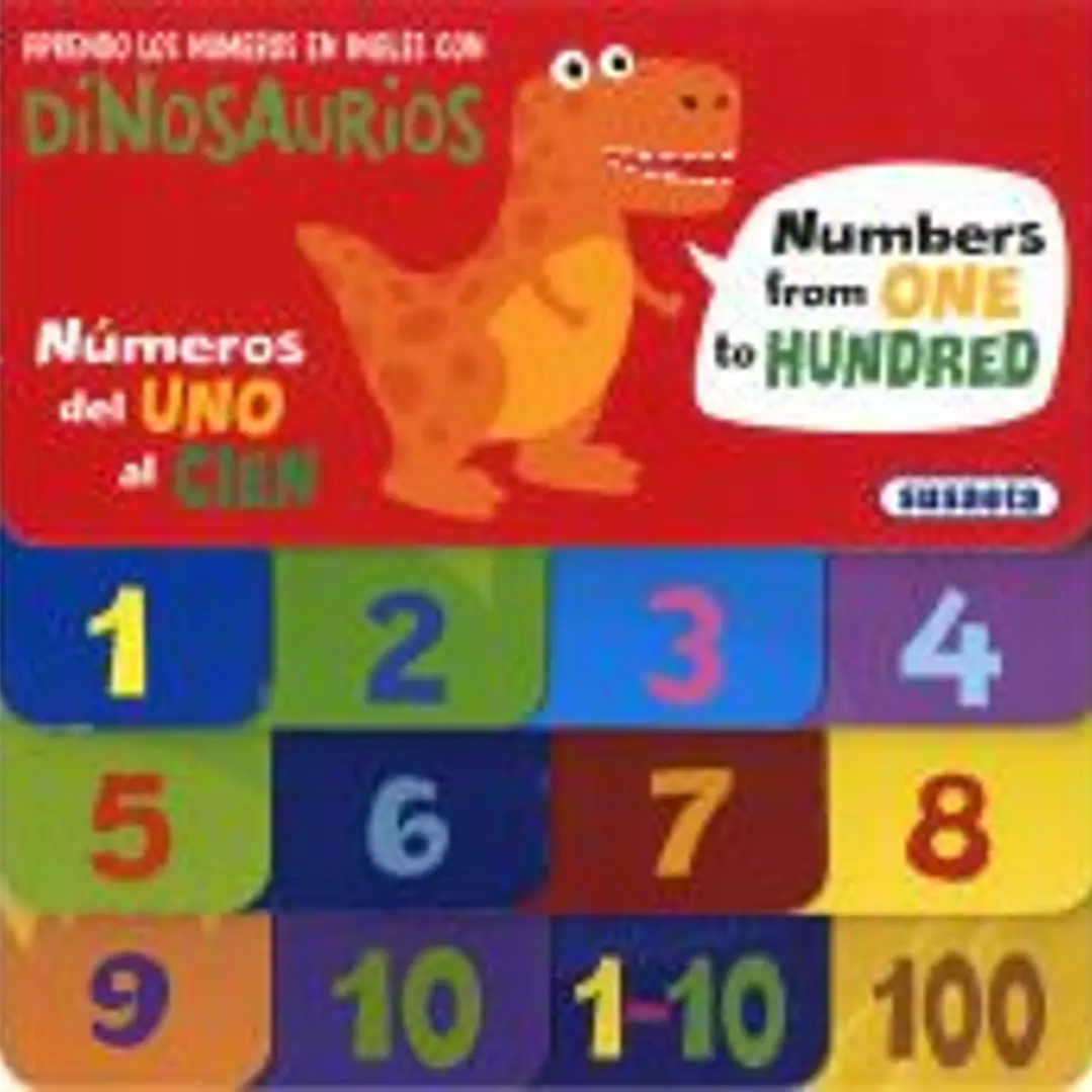Aprendo los números en inglés con dinosaurios 1