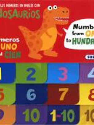 Aprendo los números en inglés con dinosaurios
